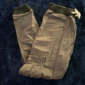 Solid supply dark tan jogger cotton pants size sm